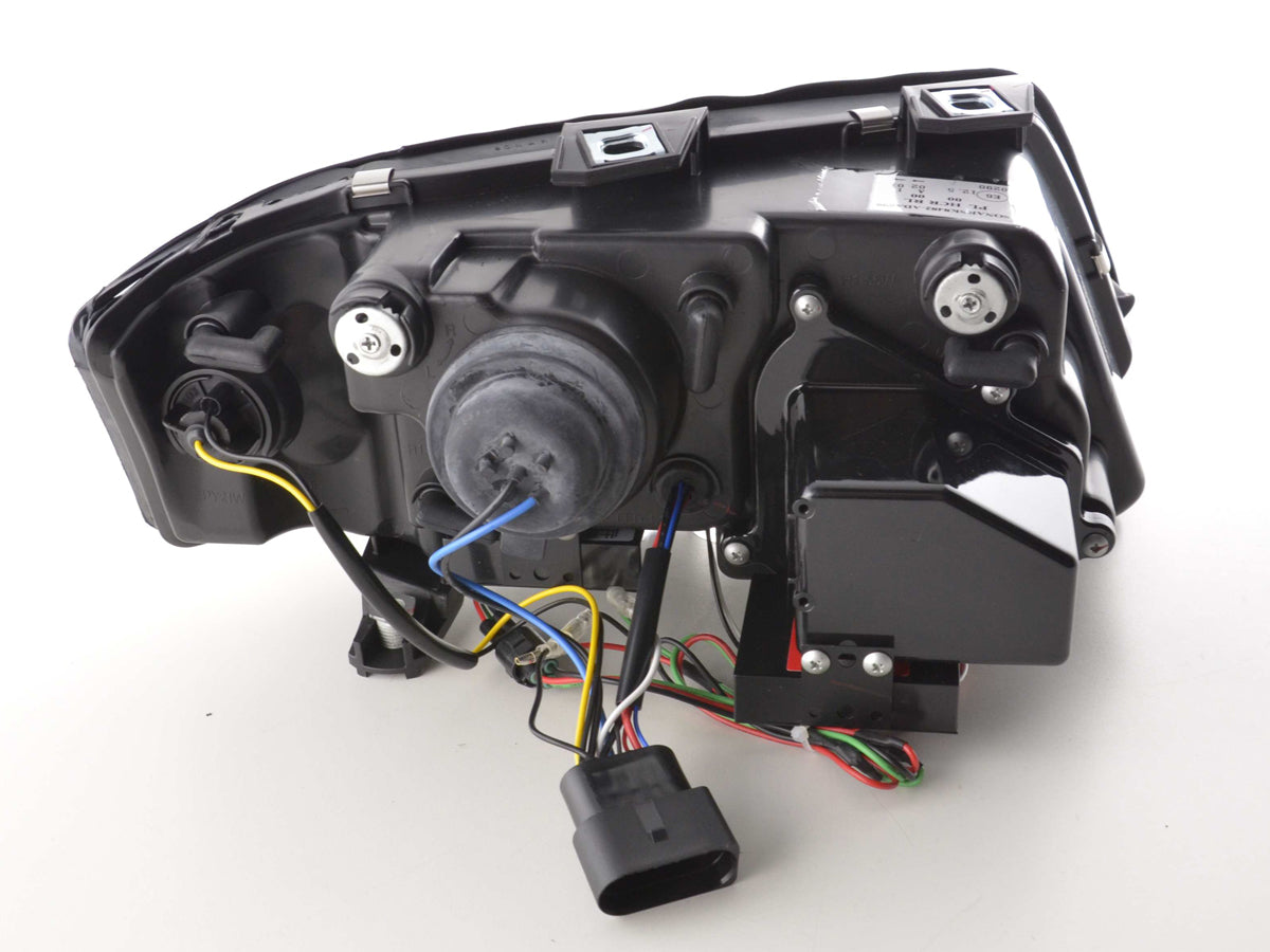 Scheinwerfer Set Daylight LED Tagfahrlicht Audi A6 Typ 4B 97-01 chrom Scheinwerfer Set Daylight LED Tagfahrlicht Audi A6 Typ 4B 97-01 chrom
